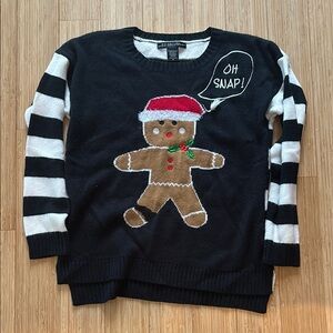 Oh Snap Gingerbread Sweater